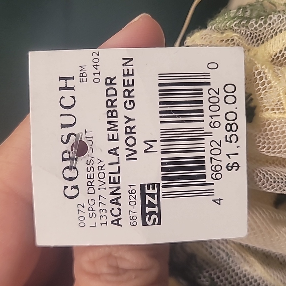 NWT $1,580 Agua By Agua Bendita Acanella Habitat halter maxi dress